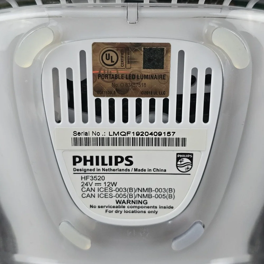 Philips Smart Sleep Wake Up Light Sunrise Sunset Simulation Alarm HF3520 Works